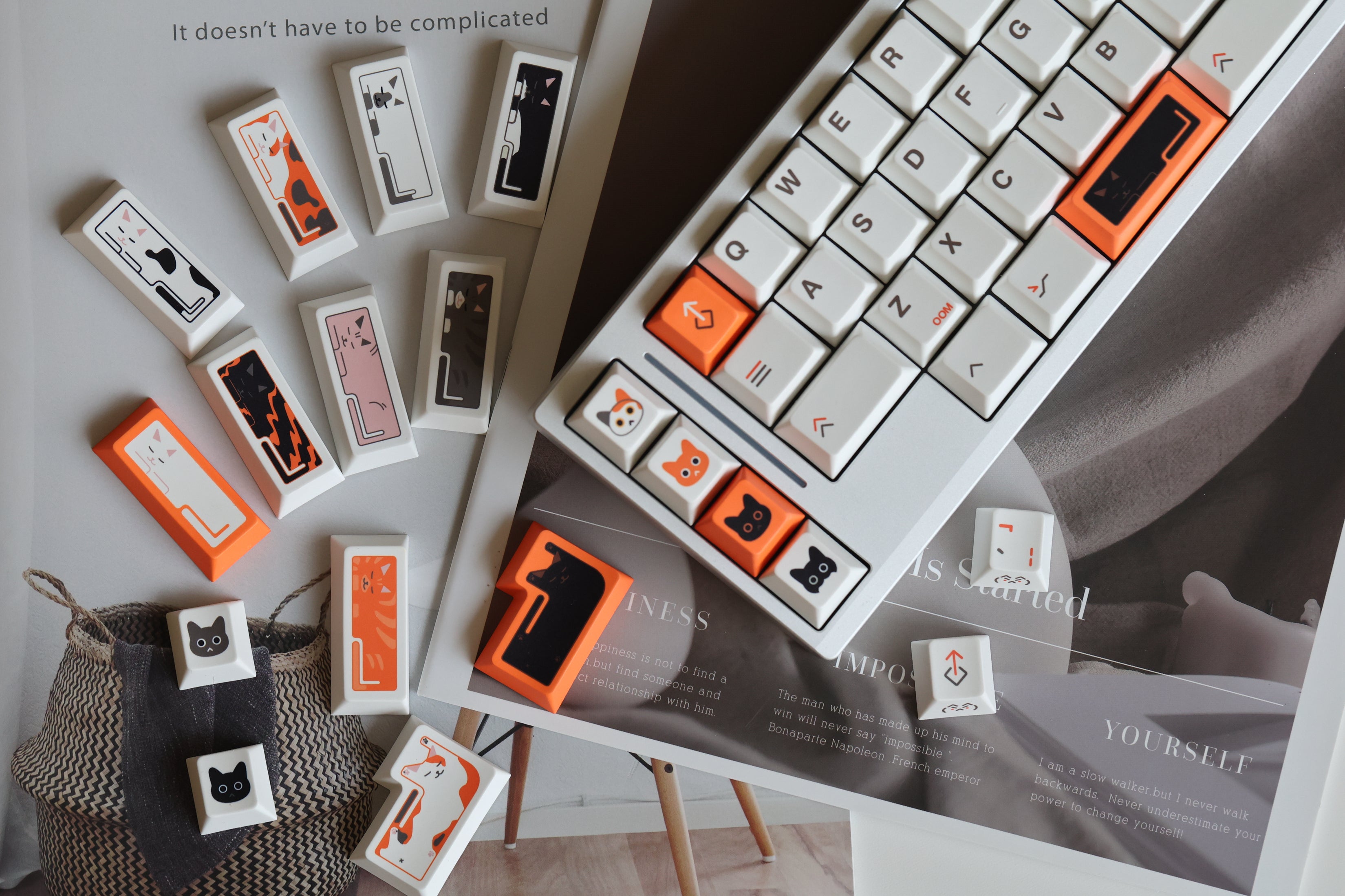 MW Calico Keycaps